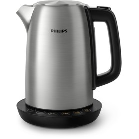Avance Collection Wasserkocher HD9359/90 (edelstahl/schwarz, 2.200 Watt, 1,7 Liter)