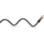 Plus Toslink-Kabel (schwarz/silber, 1 Meter) (65304)