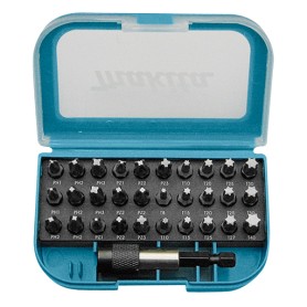 Bit-Satz 31-teilig (blau, 1/4") (P-73374)