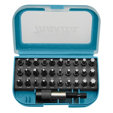 Bit-Satz 31-teilig (blau, 1/4") (P-73374)
