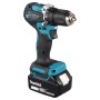 Akku-Bohrschrauber DDF487RAJ, 18Volt (blau/schwarz, 2x Li-Ionen Akku 2,0Ah, MAKPAC)