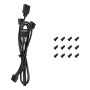DeepCool FL12R-3 IN 1 Case per computer Ventilatore 12 cm Nero 3 pz (R-FL12R-BKAPN3-G)