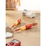 Schraubendreher mit Bit Magazin LiftUp electric (rot/gelb, 7-teilig) (41235)