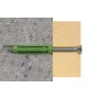 Spreizdbel SX GREEN 8x40 S K (grn, 10 Stck, mit Schraube) (524823)