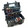 Werkzeugkoffer JUMBO 6700 117.19/P-G (schwarz, mit Gasdruckfedern)