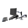 LX Dual Monitor Arm (silber) (45-248-026)