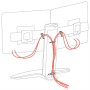 Neo-Flex DualMonitor Lift Stand (schwarz) (33-396-085)