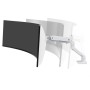 HX Monitor Arm mit HD-Gelenk (wei, fr ultrabreite Curved Monitore) (45-647-216)