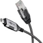 Ethernet-Adapterkabel USB-C 3.2 Gen2  RJ-45 (schwarz/grau, 3 Meter) (74404)
