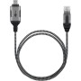 Ethernet-Adapterkabel USB-C 3.2 Gen2  RJ-45 (schwarz/grau, 3 Meter) (74404)