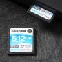 Kingston Technology Scheda SDXC Canvas Go Plus 170R C10 UHS-I U3 V30 da 512GB (SDG3/512GB)