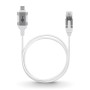Ethernet-Adapterkabel USB-C 3.2 Gen2  RJ-45 (wei, 10 Meter) (74391)