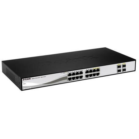 D-Link DGS-1210-16 Gestito L2 Gigabit Ethernet (10/100/1000) Nero (DGS-1210-16/E)