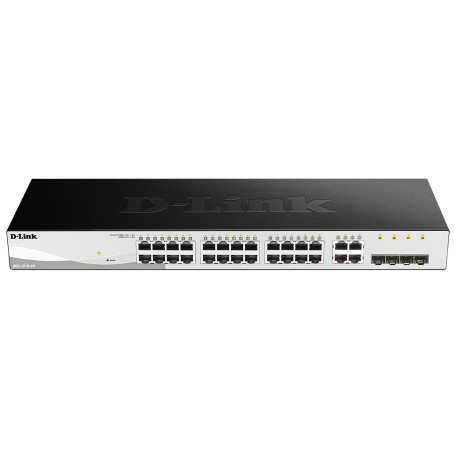 D-Link DGS-1210-24 Gestito L2 Gigabit Ethernet (10/100/1000) 1U Nero (DGS-1210-24/E)