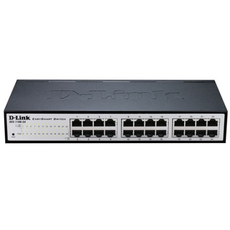 D-Link DGS-1100-24V2 Gestito L2 Gigabit Ethernet (10/100/1000) 1U Nero, Grigio (DGS-1100-24V2/E)