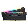 DIMM 16 GB DDR4-3600 (2x 8 GB) Dual-Kit (schwarz, CMW16GX4M2D3600C18, Vengeance RGB PRO, INTEL XMP)
