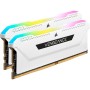 DIMM 32 GB DDR4-3200 (2x 16 GB) Dual-Kit (wei, CMH32GX4M2E3200C16W, Vengeance RGB PRO SL, INTEL XMP)