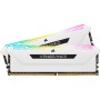 DIMM 32 GB DDR4-3200 (2x 16 GB) Dual-Kit (wei, CMH32GX4M2E3200C16W, Vengeance RGB PRO SL, INTEL XMP)