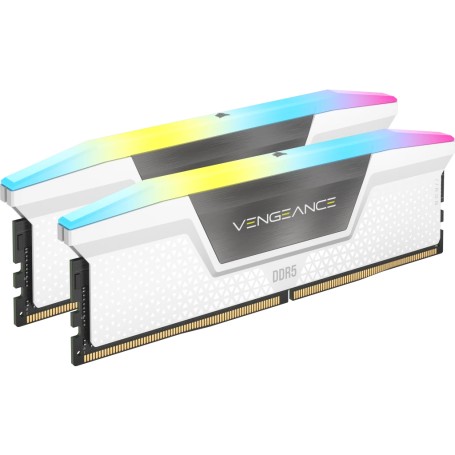 DIMM 32 GB DDR5-6400 (2x 16 GB) Dual-Kit (wei, CMH32GX5M2B6400C36W, Vengeance RGB, INTEL XMP)