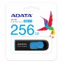 ADATA UV128 unità flash USB 256 GB USB tipo A 3.2 Gen 1 (3.1 Gen 1) Nero, Blu (AUV128-256G-RBE)
