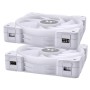 SWAFAN EX14 RGB PC Cooling Fan White TT Premium Edition (wei, 3er Pack, inkl. Controller) (CL-F162-PL14SW-A)