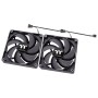 CT120 PC Cooling Fan (schwarz, 2er Pack) (CL-F147-PL12BL-A)