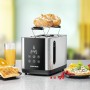 Toaster Sunny TO 850 (edelstahl/schwarz, 800 Watt, fr 2 Scheiben Toast)