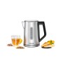 Wasserkocher Sunny WK 3000 (edelstahl/schwarz, 3.000 Watt, 1,7 Liter)