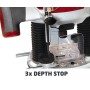 Oberfrse TE-RO 1255 E (rot/schwarz, 1.200 Watt) (4350490)