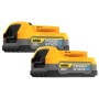 Powerstack Akku, 18V 2er 1,7Ah (gelb/schwarz, 2 Stck) (DCBP034E2-XJ)