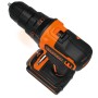 Akku-Bohrschrauber BDCDD186K, 18Volt (schwarz/orange, Li-Ionen Akku 1,5 Ah, im Koffer) (BDCDD186K-QW)