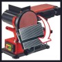 Stand-Band-Tellerschleifer TC-US 380 (rot/schwarz, 300 Watt) (4419257)