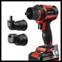 Akku-Bohrschrauber-Set TE-CD 18/45 3X-Li +22, 18Volt (rot/schwarz, Li-Ion-Akku 2,0Ah, 22-teiliges Zubehr) (4513990)