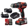 Akku-Bohrschrauber-Set TE-CD 18/45 3X-Li +22, 18Volt (rot/schwarz, Li-Ion-Akku 2,0Ah, 22-teiliges Zubehr) (4513990)