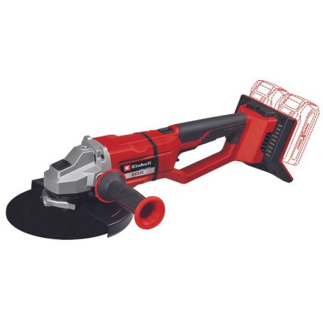 Professional Akku-Winkelschleifer AXXIO 36/230 Q, 36Volt (2x18V) (rot/schwarz, ohne Akku und Ladegert) (4431160)