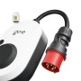Charger Gemini flex 2.0, 22 kW (32A 3-phasig) (wei/schwarz, mobile Ladestation, 4G/LTE) (CH-05-22-01)