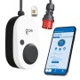 Charger Gemini flex 2.0, 11 kW (16A 3-phasig) (wei/schwarz, mobile Ladestation, 4G/LTE) (CH-05-11-01)