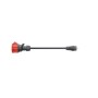 Adapter fr Gemini flex 11 kW, CEE rot Drehstrom 16A  Haushaltssteckdose (schwarz, 30cm) (CH-04-30)