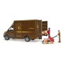 MB Sprinter UPS mit Fahrer und Zubehr (braun) (02678)