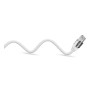 Ethernet-Kabel USB-A 3.2 Gen1 Stecker  RJ-45 Stecker (wei, 1 Meter, geflochtener Textilmantel) (74157)