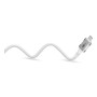 Ethernet-Kabel USB-C 3.2 Gen2 Stecker  RJ-45 Stecker (wei, 3 Meter, geflochtener Textilmantel) (74177)