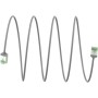 Ultraflexibles Cat.8.1 Patchkabel slim, U/FTP (grau, 1 Meter, extrakurze Stecker) (74346)