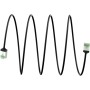 Ultraflexibles Cat.8.1 Patchkabel slim, U/FTP (schwarz, 1 Meter, extrakurze Stecker) (74353)