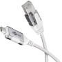 Ethernet-Adapterkabel USB-C 3.2 Gen2  RJ-45 (wei, 3 Meter) (74388)