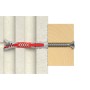 Dbel DUOPOWER 10x80 S K (hellgrau/rot, 2 Stck, mit Schraube) (537623)