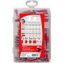 Meister-Box DUOPOWER kurz / lang (hellgrau/rot, 150-teilig) (540096)