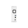 QNAP TS-133 server NAS e di archiviazione Tower Cortex-A55 2 GB DDR4 0 TB QNAP Turbo System Bianco
