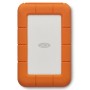 LaCie Rugged Secure disco rigido esterno 2 TB 2.5" USB tipo-C 3.2 Gen 1 (3.1 Gen 1) Arancione, Bianco (STFR2000403)