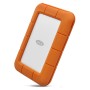 LaCie Rugged Secure disco rigido esterno 2 TB 2.5" USB tipo-C 3.2 Gen 1 (3.1 Gen 1) Arancione, Bianco (STFR2000403)