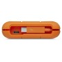 LaCie Rugged Secure disco rigido esterno 2 TB 2.5" USB tipo-C 3.2 Gen 1 (3.1 Gen 1) Arancione, Bianco (STFR2000403)